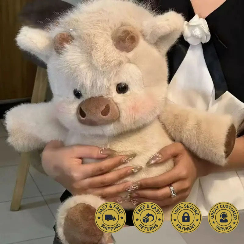 Running Highland Cow Plushie 60cm