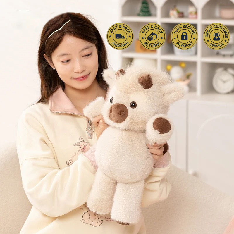 Running Highland Cow Plushie 60cm