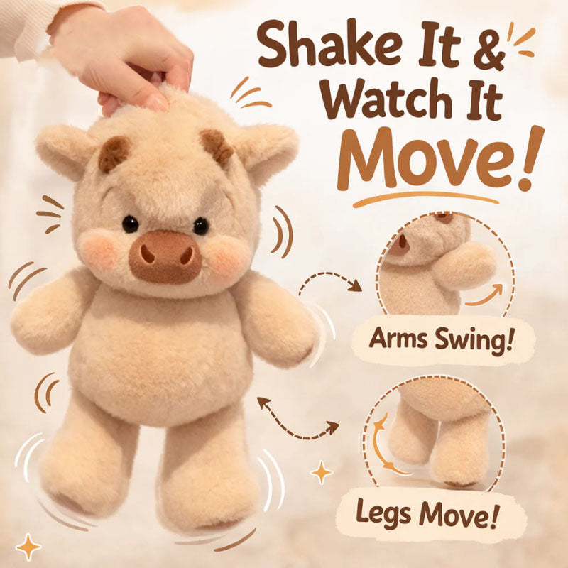 Running Highland Cow Plushie 60cm