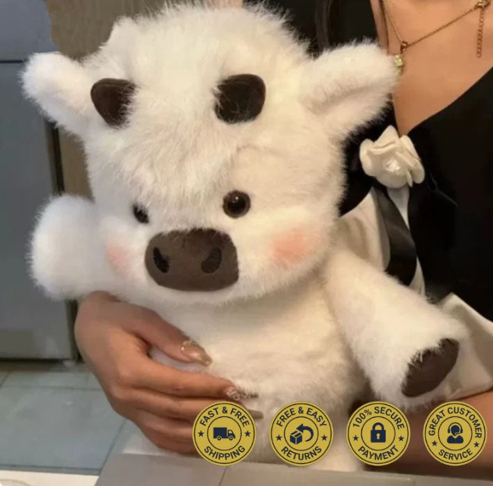 Running Highland Cow Plushie 60cm